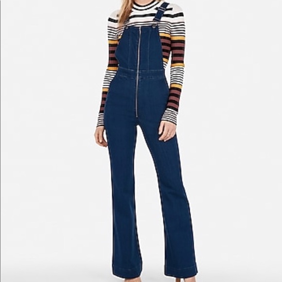 express jean jumpsuit
